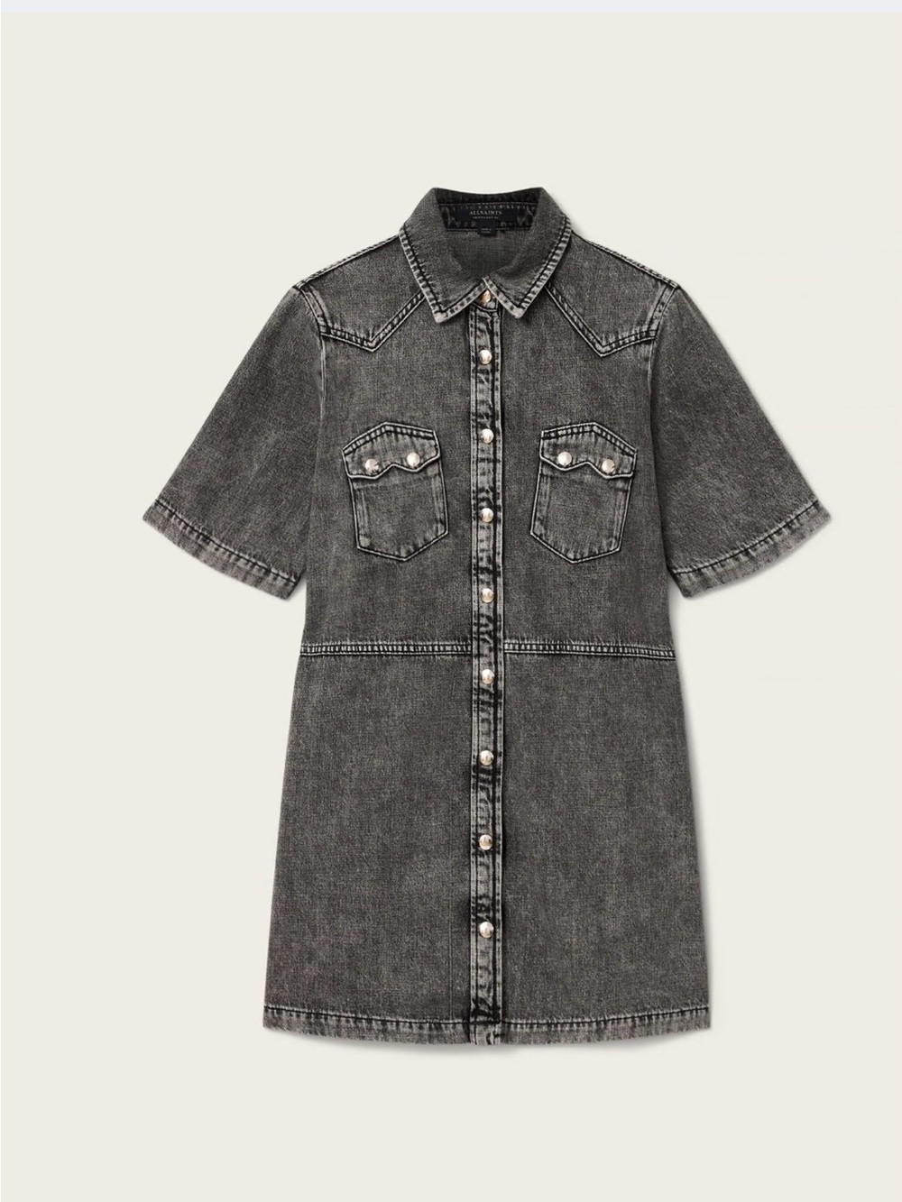 All SAINT ROCK DENIM MINI DRESS - Picture 2 of 5